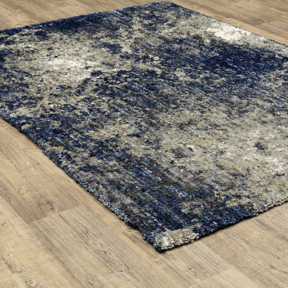 Oriental Weavers Aspen 2060L Abstract Rug, Blue, 5'3"x7'6"