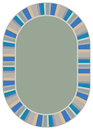 Off the Cuff, Sage, 7'8"x10'9" Oval