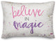 Believe in Magic 14x20 Spun Poly Pillow