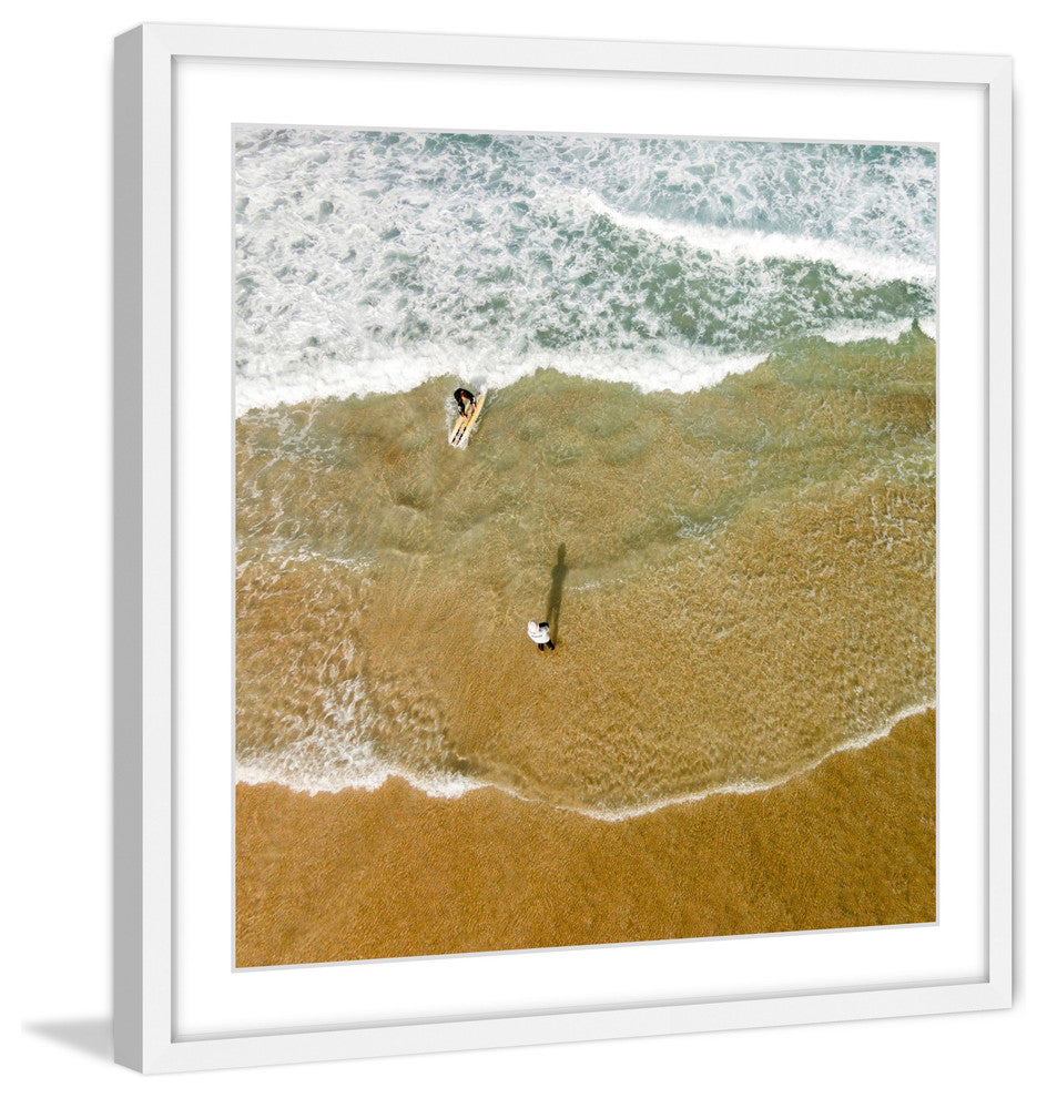 "In The Tide" Framed Print by Karolis Janulis