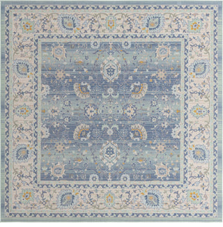 Rug Unique Loom Whitney French Blue Square 8' 0 x 8' 0