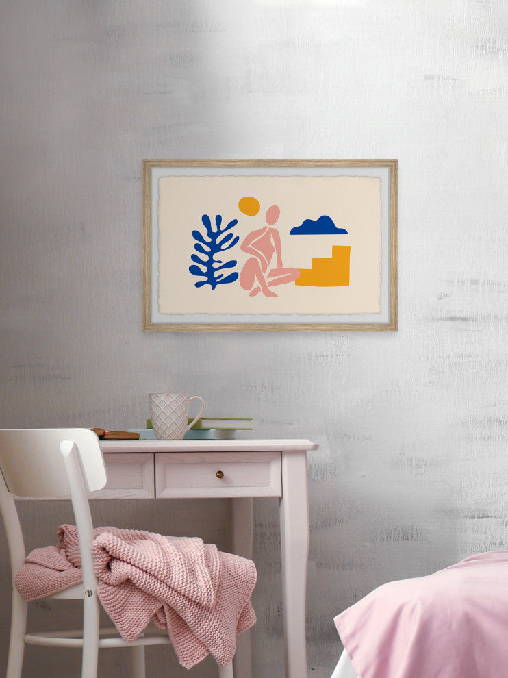 "Dreams and Ambitions" Framed Painting Print, 36x24