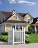 Spaced Picket Vinyl Accent Fence