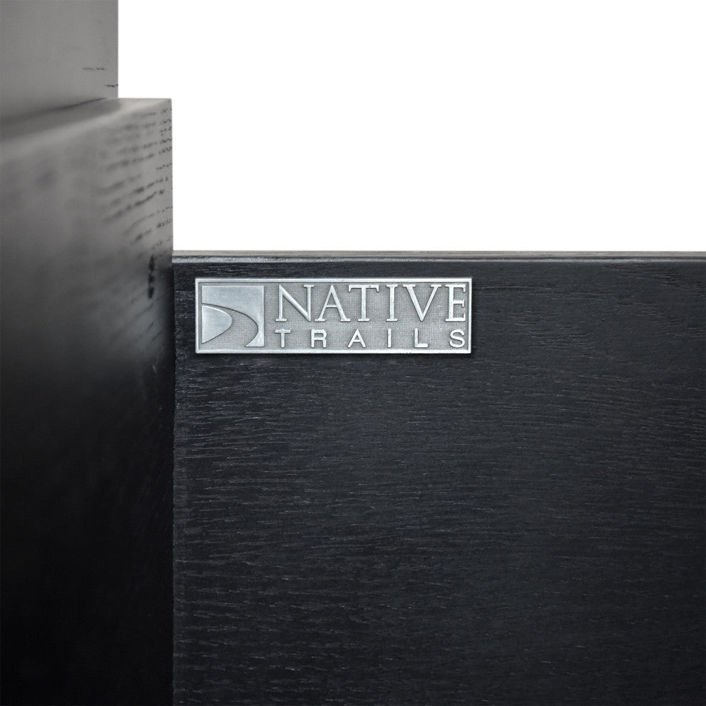 Solace Vanity Set with Palomar Vanity Top and Sink, Ash, Midnight Oak, 30"