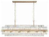 CRYSTORAMA Hayes 16 Light Aged Brass Chandelier