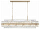 CRYSTORAMA Hayes 16 Light Aged Brass Chandelier