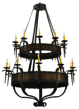 48 Wide Costello 20 LT Two Tier Chandelier