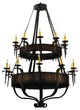 48 Wide Costello 20 LT Two Tier Chandelier