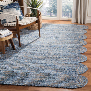 Safavieh Cape Cod Collection CAP208 Rug, Blue/Natural, 5'x8'