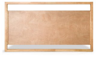 Nova Domus Berlin Modern Natural Oak Bed, Eastern King