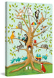 Marmont Hill, "Cats Up a Tree" by Janet Nelson Painting on Wrapped Canvas, 16x24
