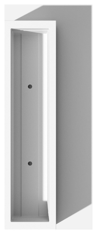 Veradek Block Series Trough 36" Planter, White