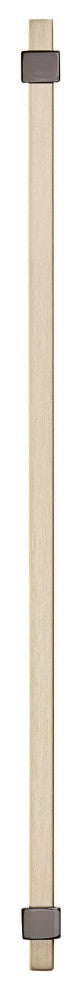 Mulino 10-1/16" Centers Silver Champagne/Black Nickel Pull