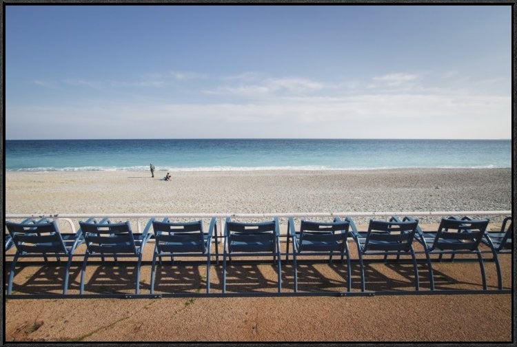 "Sea Breeze" Framed Canvas Giclee by Paco Palazon, 37x25"