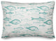Shades Of Fish Teal 14x20 Pillow