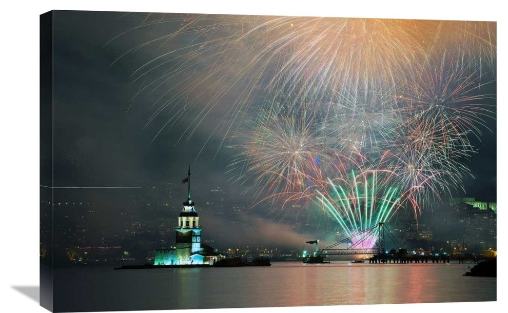 "Celebration" Stretched Canvas Giclee by Ibrahim Canakci, 30"x20"