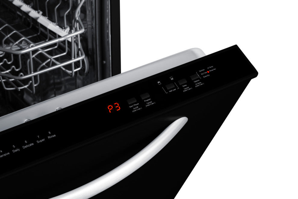 Summit DW24ADA 24"W 10 Place Setting Energy Star Rated Built-In - Stainless