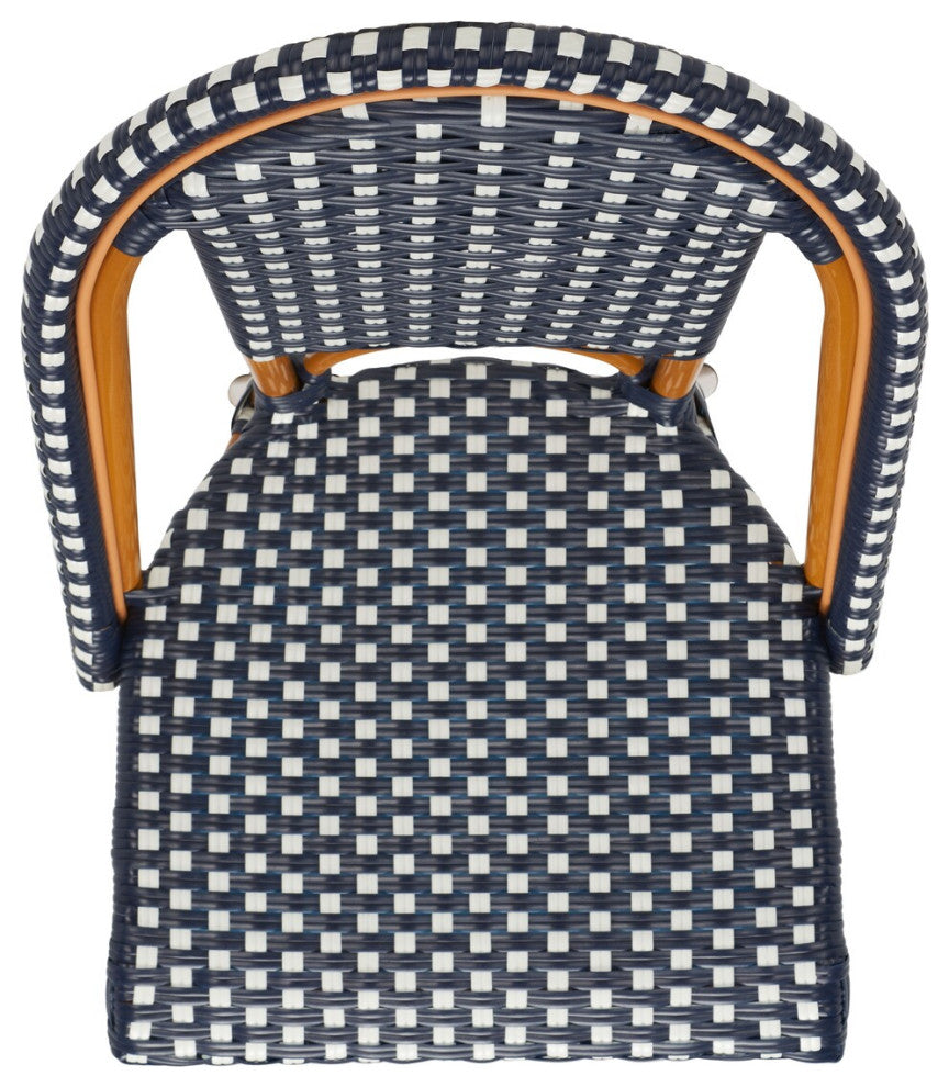Safavieh California Side Chair, Navy / White