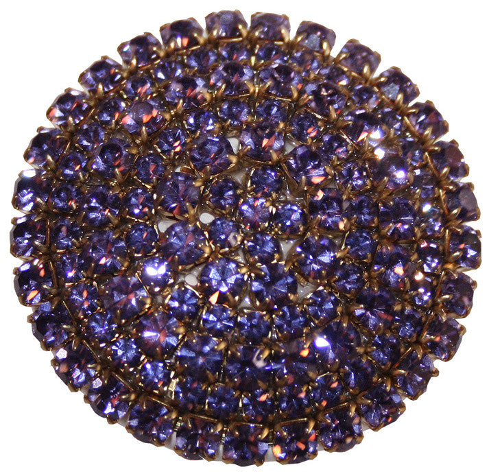 Brilliant Drawer Knob, Lavender, 1.5"