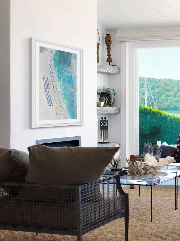 "The Coast" Framed Painting Print, 24"x36"