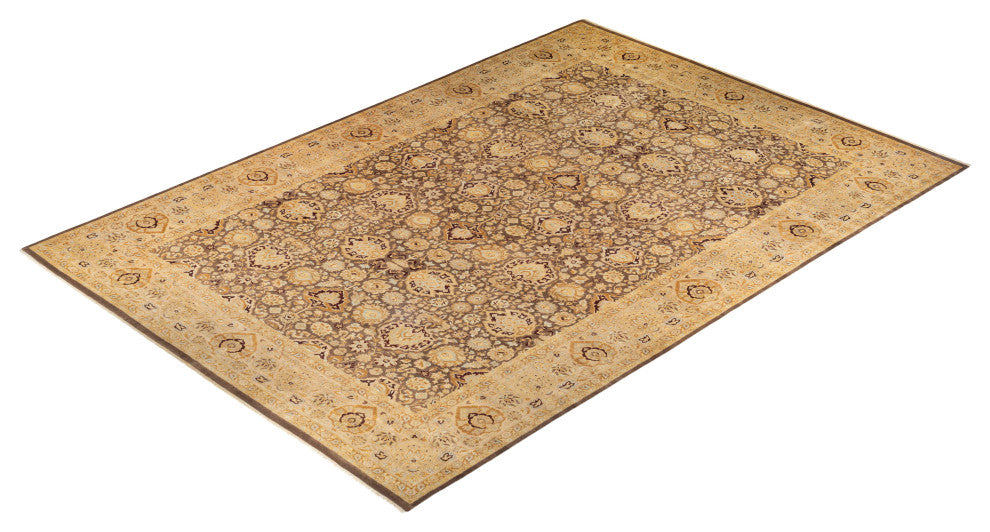 Mogul, One-of-a-Kind Hand-Knotted Area Rug Brown, 12'4"x17'10"