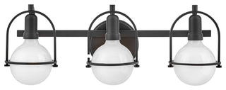 Hinkley Lighting 53773 Somerset 3 Light 25"W Bathroom Vanity - Black