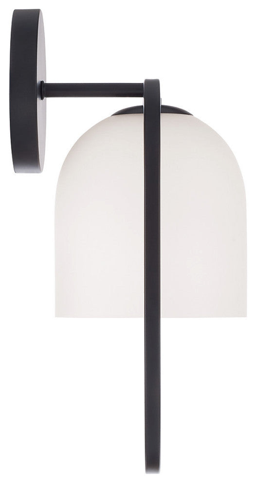Capital Lighting 657311-558 Zeek 14" Tall Wall Sconce - Matte Black