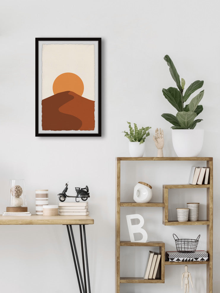 "Trip to Wahiba" Framed Painting Print, 16x24