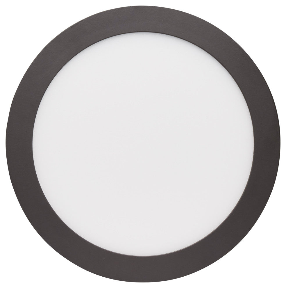 Blink - 16W- 9" Surface Mount LED - 3000K- Bronze Finish - 120-277V