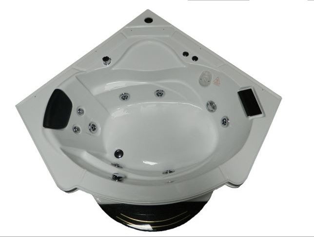 Corner Steam Shower with Jetted Tub, 48"