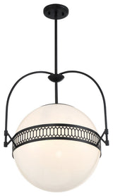 Thornhill 3-Light Pendant, Matte Black