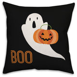 Boo Ghost 20"x20" Throw Pillow