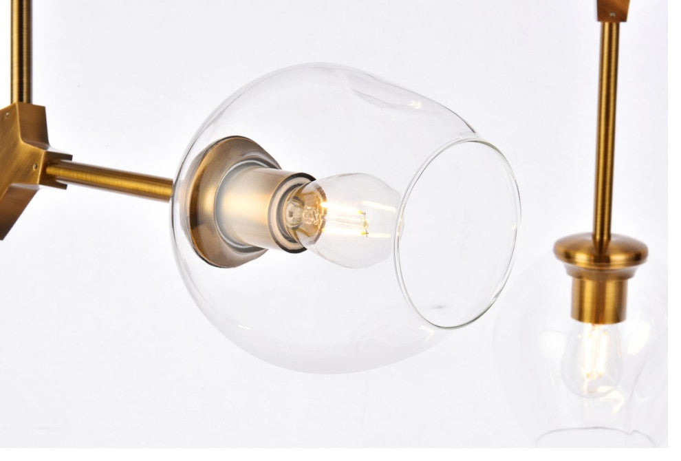 Cerys 11-Lights Brass Chandelier