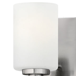 Hinkley Karlie Bathroom Vanity Light, Brushed Nickel, 1 Light