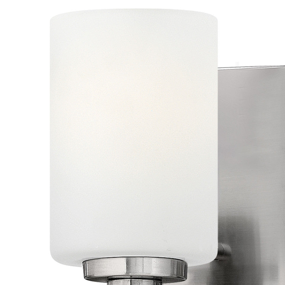 Hinkley Karlie Bathroom Vanity Light, Brushed Nickel, 1 Light