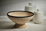 Matera 15" Diameter Coiled Abaca Footed Bowl
