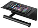Latitude II Toilet Paper Holder With Mobile Shelf, Matte Black