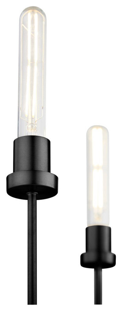 Quorum Sheridan 5-Light Chandelier 612-5-59, Matte Black
