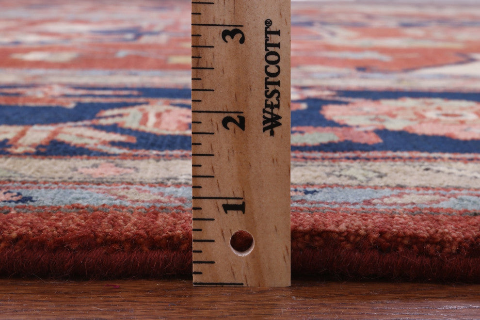 11' 11" X 14' 10" Heriz Serapi Hand Knotted Wool Rug - Q16019