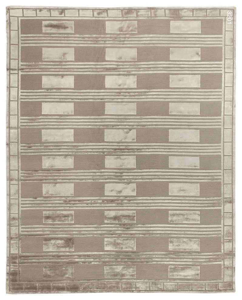 Manhattan Metro Velvet Rug, Beige, 6'x9'