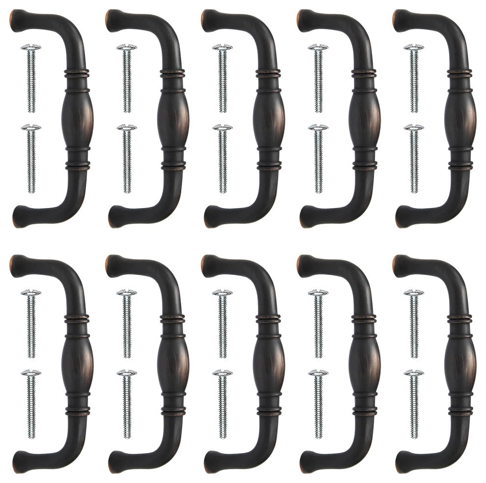 Mascot Hardware 3'' CTC Arch Oil Rubbed Bronze Drawer Pull - Pack of 10