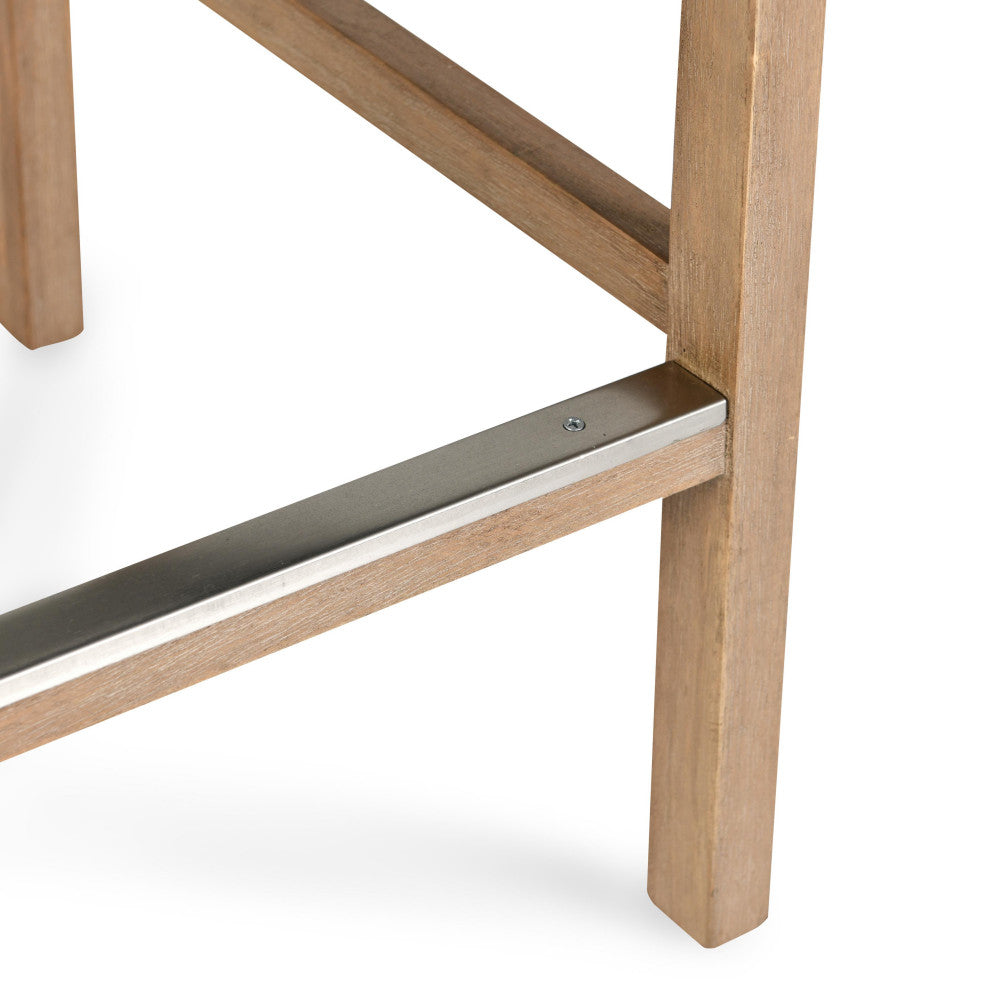Home Karla Tufted 24" Counterstool by Kosas Home, Gray