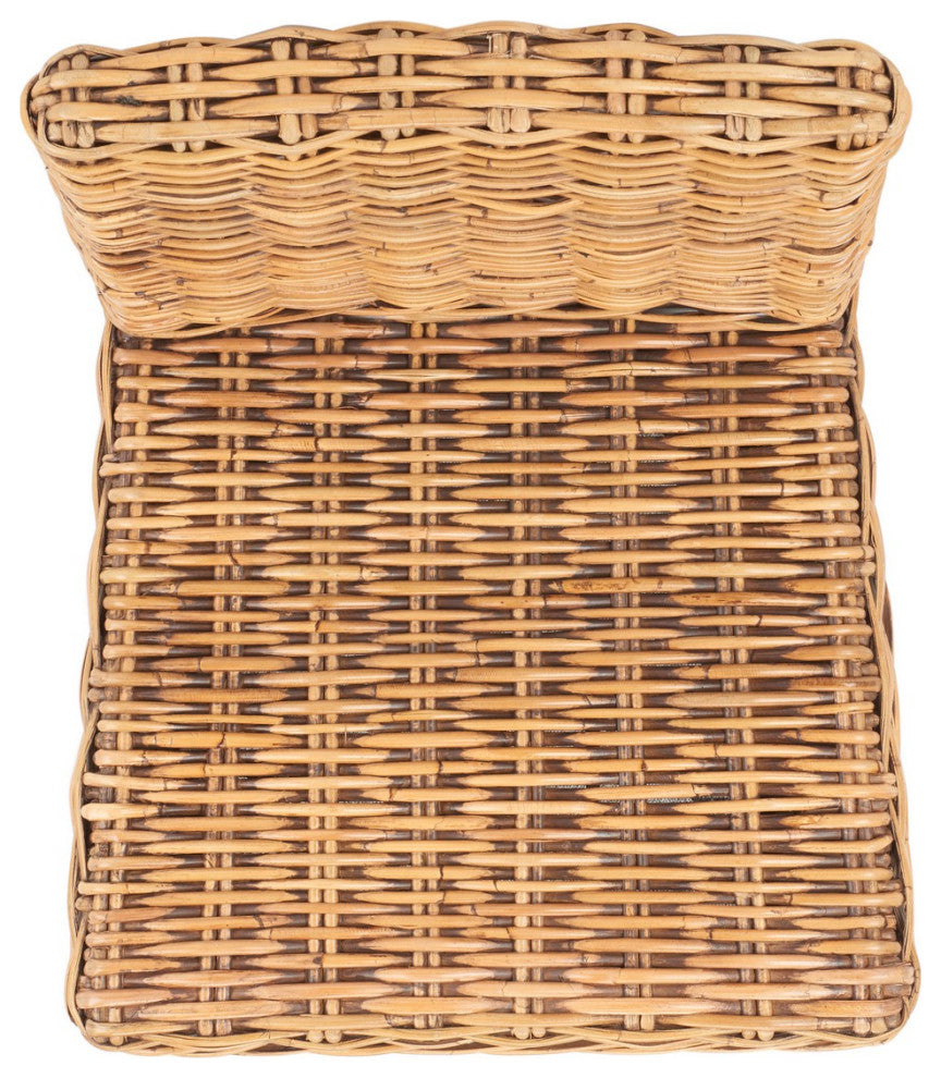 Safavieh Tobie Rattan Counter Stool, Honey Brown Wash