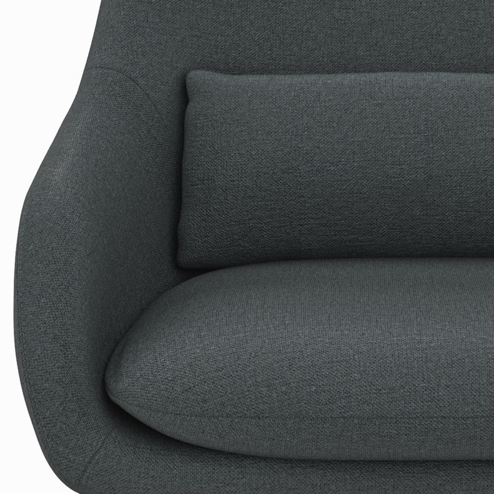 Elmont Accent Chair, Steel Grey