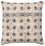 Surya Prisha Pillow Shell With Down Insert 20"H X 20"W Light Beige