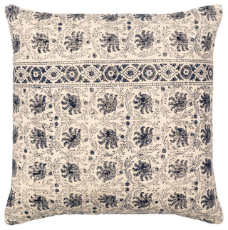 Surya Prisha Pillow Shell With Down Insert 20"H X 20"W Light Beige