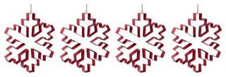 Snowflake Cookie Cutter Ornament, Set of 4