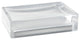 Decorative Square Soap Holder, Silver