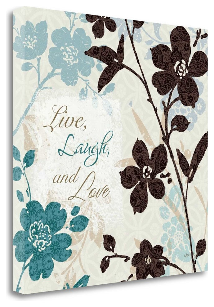 "Botanical Touch Quote II" By Lisa Audit, Giclee Print on Gallery Wrap Canvas