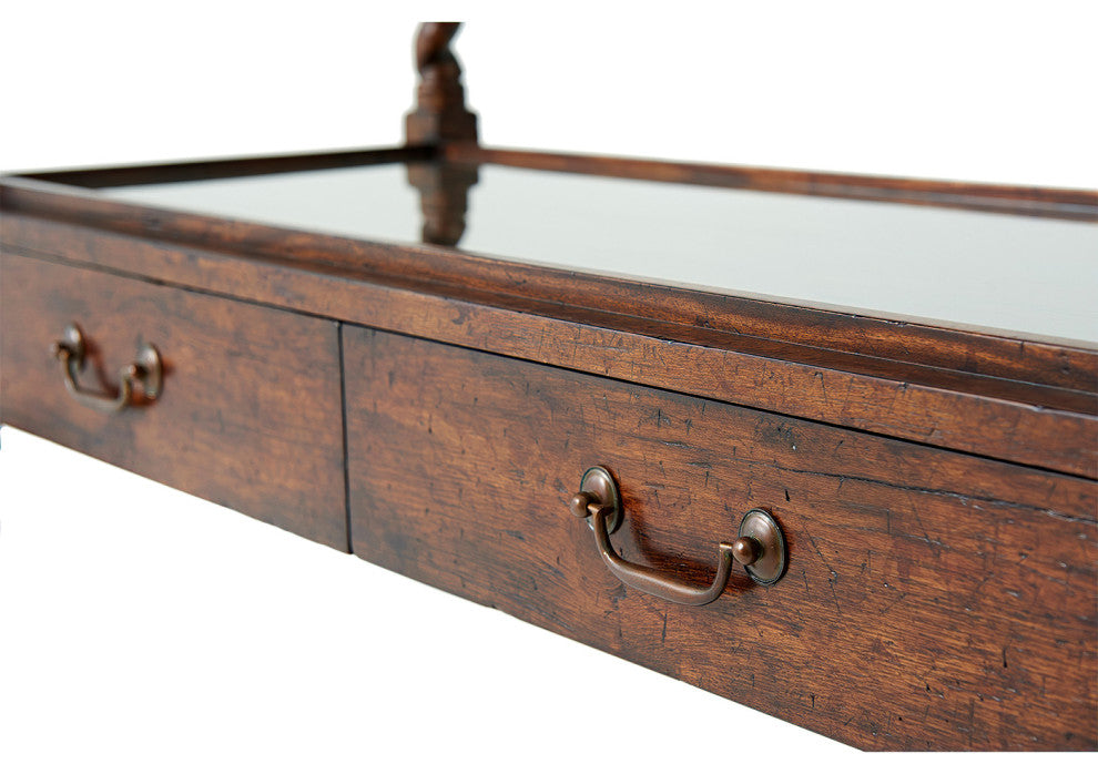 English Antiqued Serving Table